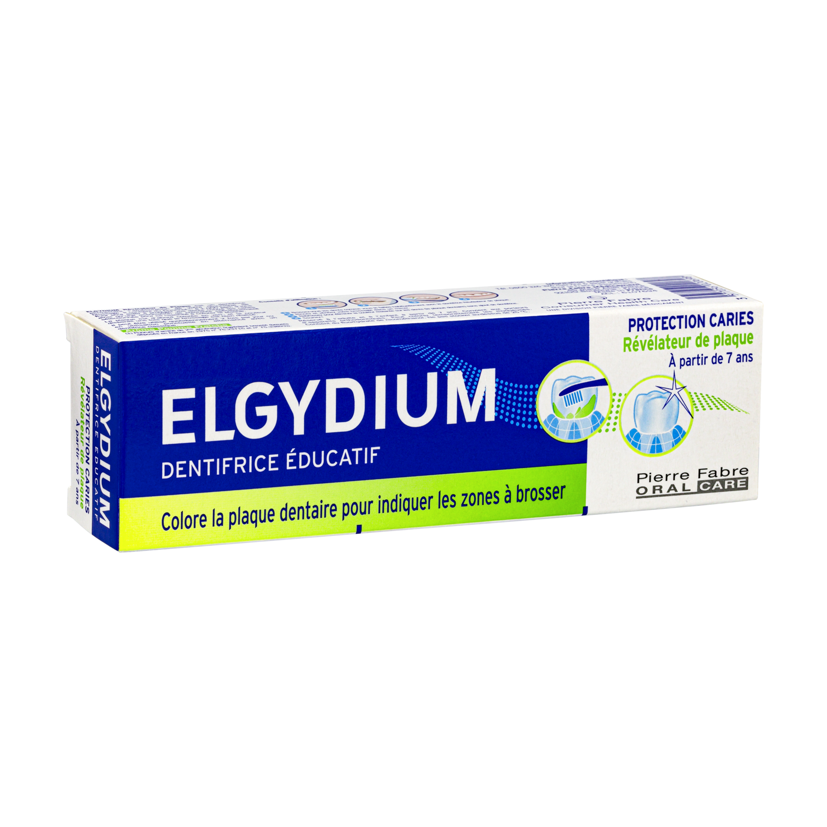 ELGYDIUM Паста за зъби Разкриваща плаката