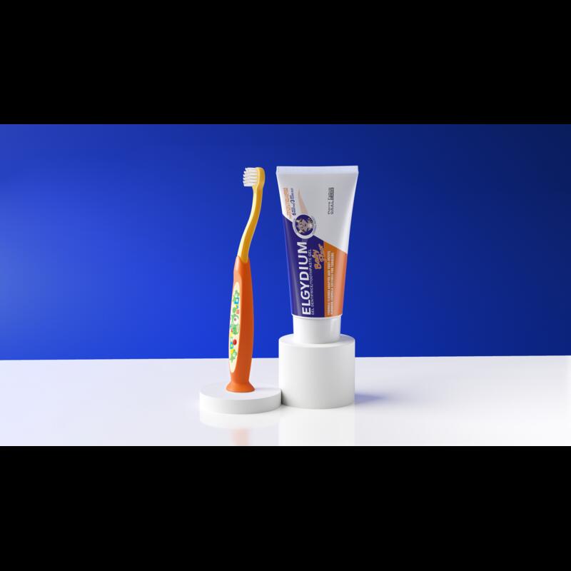 ELGYDIUM Baby Fluor gel dentifrice - dentifrice bébé 6 mois / 3 ans