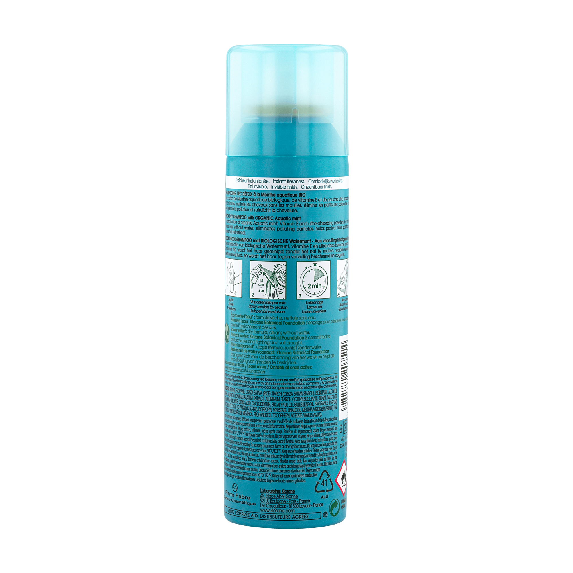 Detox Dry Shampoo with ORGANIC Aquatic Mint