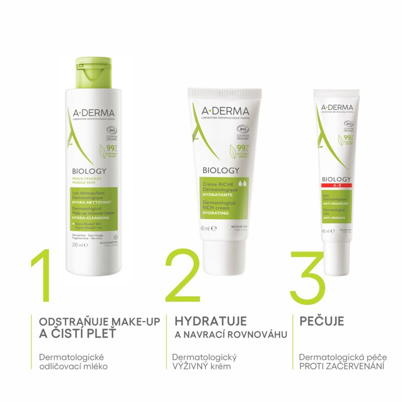 Dermatologická péče PROTI ZAČERVENÁNÍ