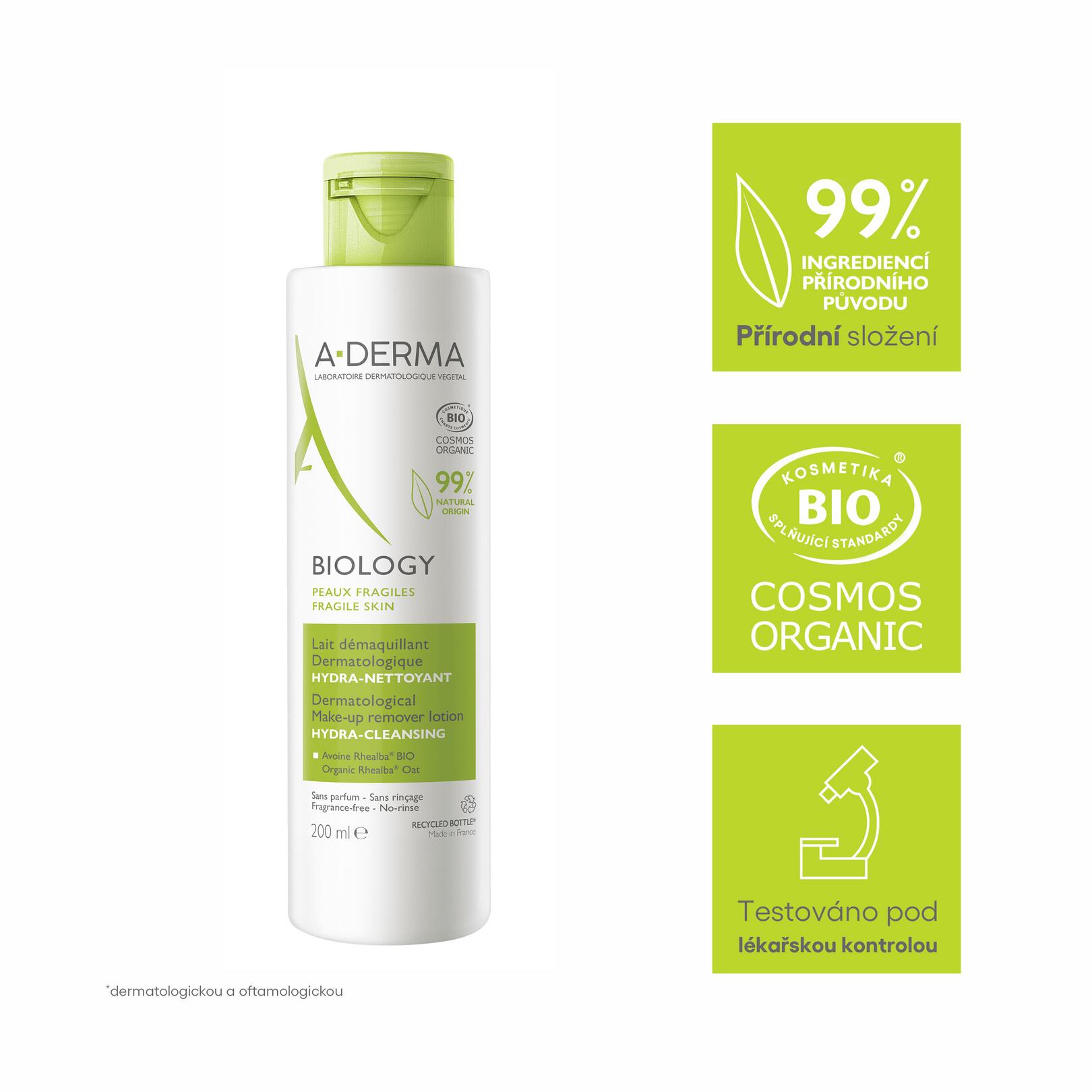 Dermatologické odličovacie mlieko HYDRATAČNÉ-ČISTIACE