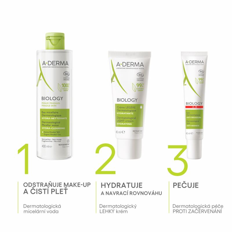 Dermatologická micelární voda Hydratační-čistící