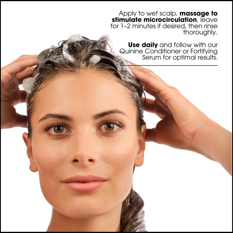 Strengthening Shampoo with Quinine & Organic Edelweiss - Thinning hair