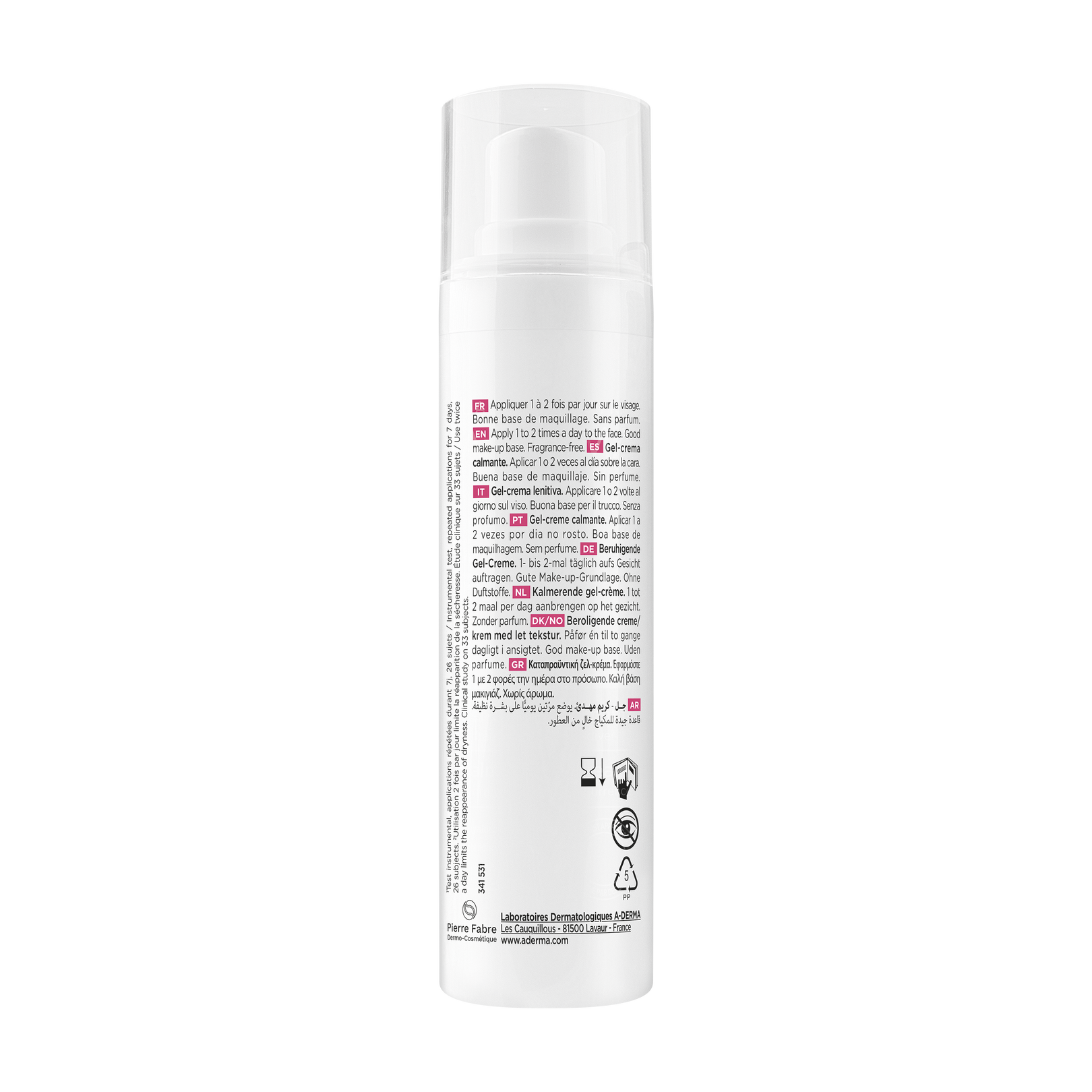 Gel-crema calmante