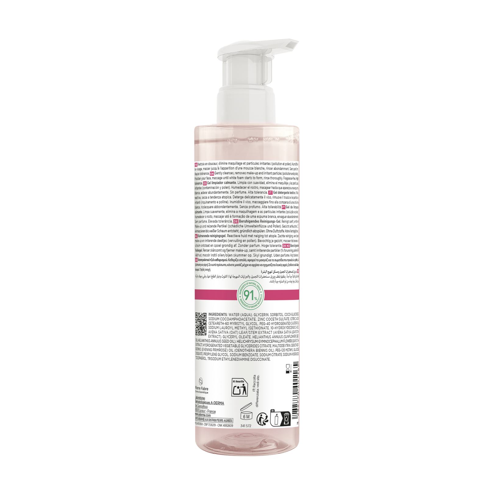 Gel de Limpeza Calmante para Rosto