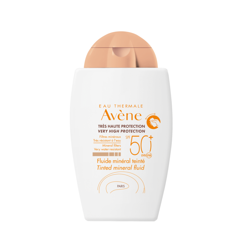 Très haute protection solaire - Fluide minéral teinté FPS50+