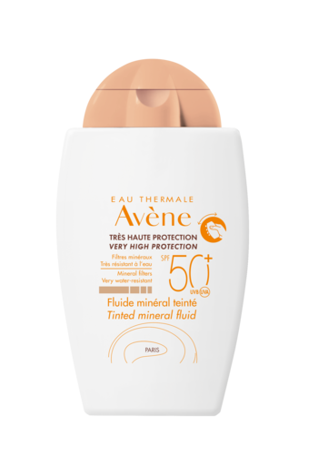 ROUTINE DE SOINS Très haute protection solaire - Fluide minéral teinté FPS50+