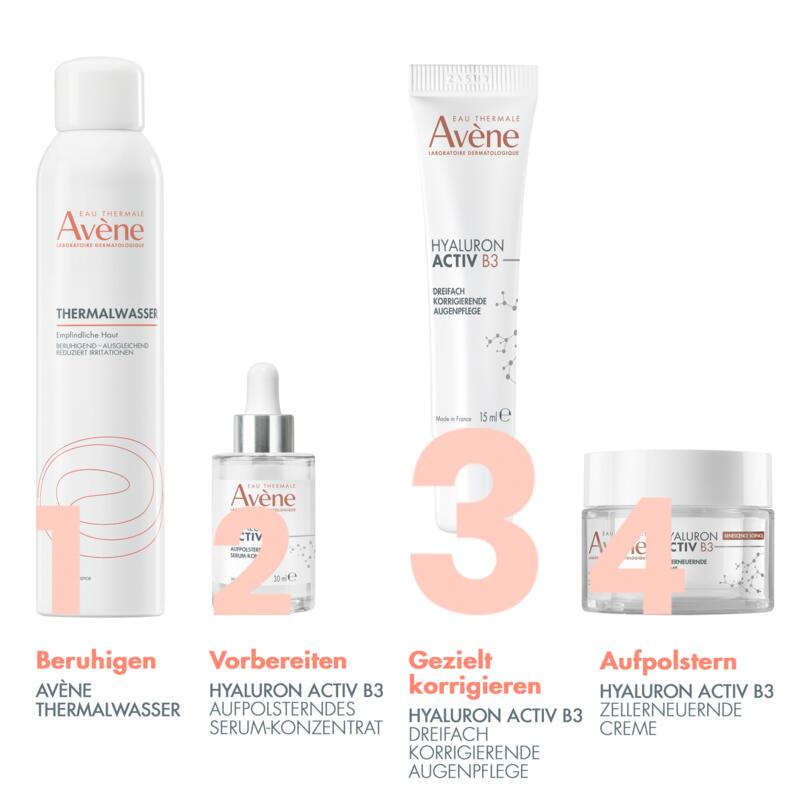 Dreifach korrigierende Augenpflege