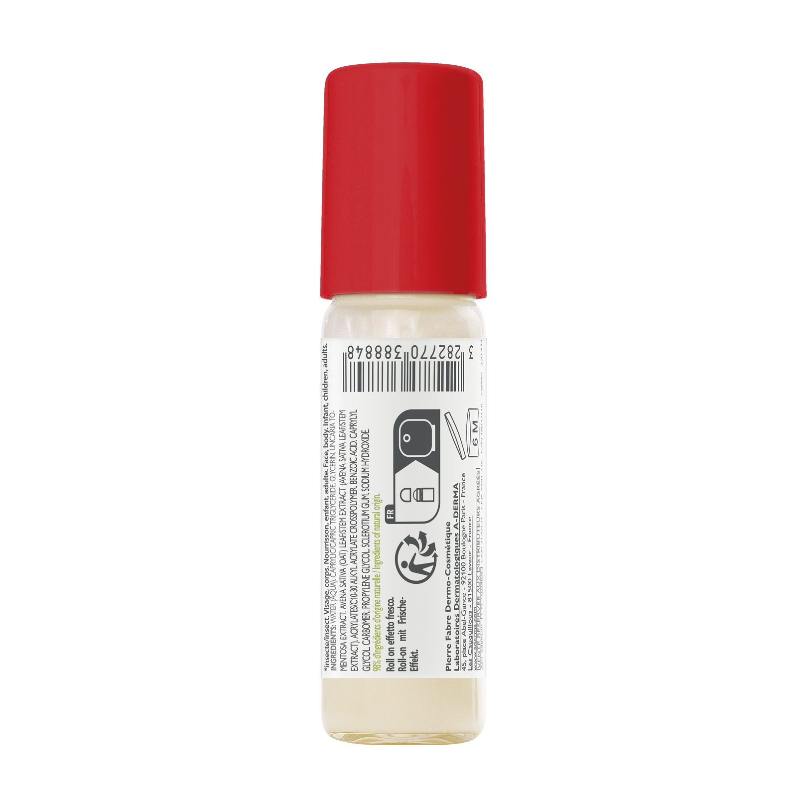 Roll-on effetto fresco ultra-lenitivo