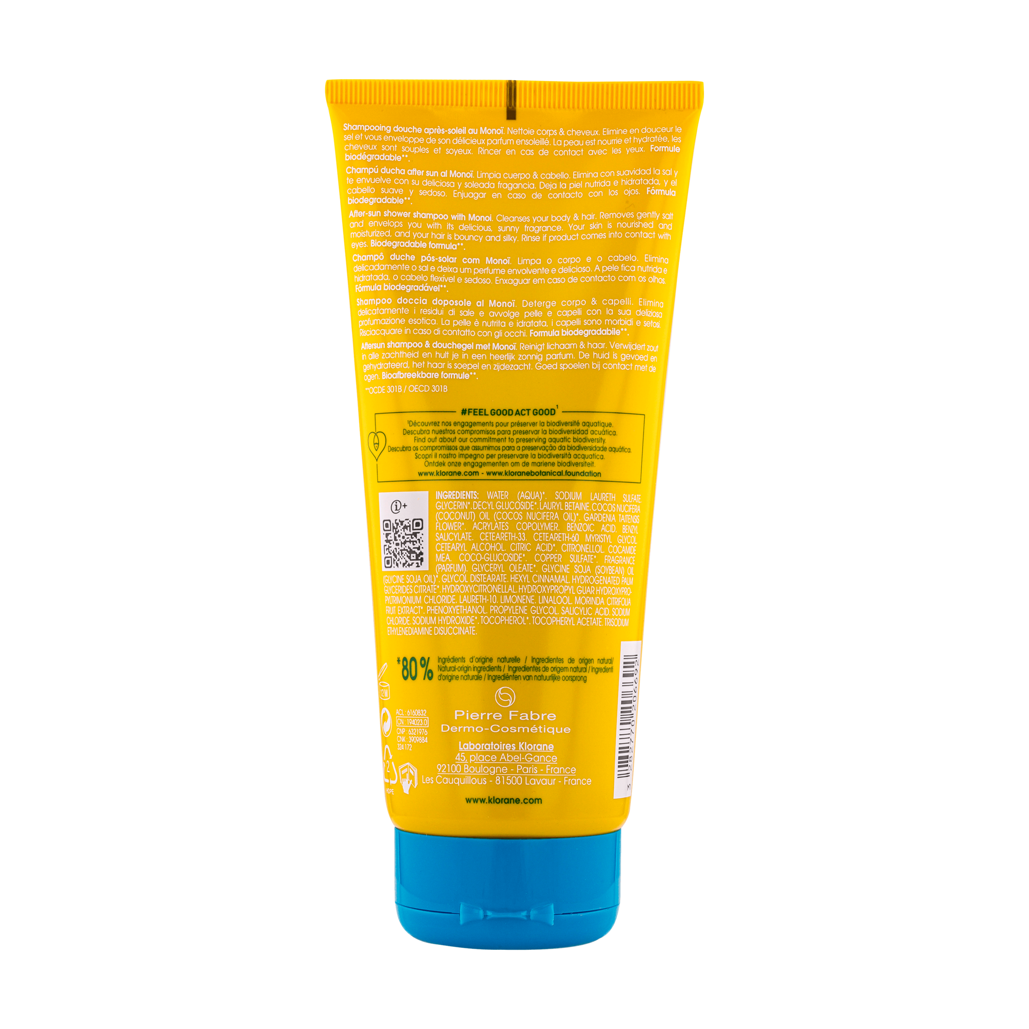 Champô Duche Pós-Solar Suave com Monoï