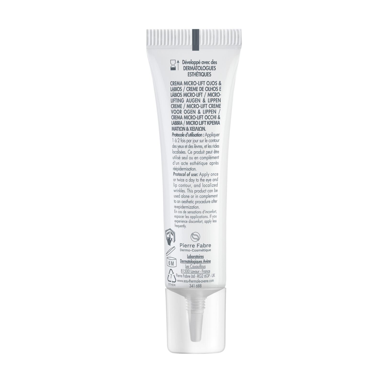 Micro-Lifting Creme für Augen und Lippen - 0,05 % Retinal