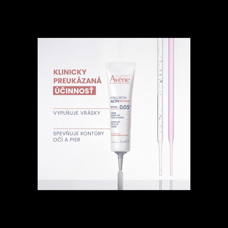 HYALURON ACTIV PROCEDURE Mikro-liftingový krém na oči a pery s retinalom 0,05 %
