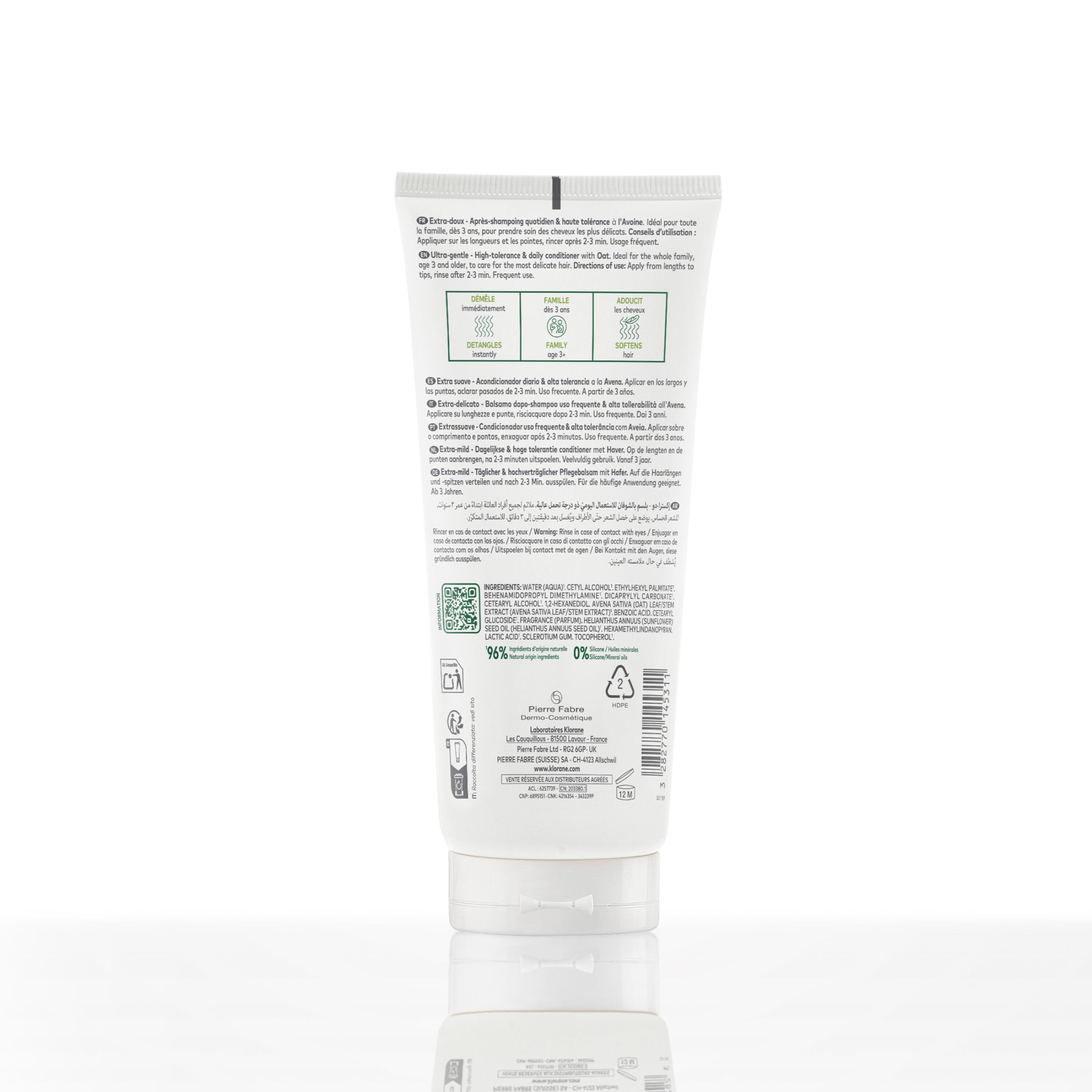 EXTRA-DOUX Après-Shampoing quotidien et haute-tolérance