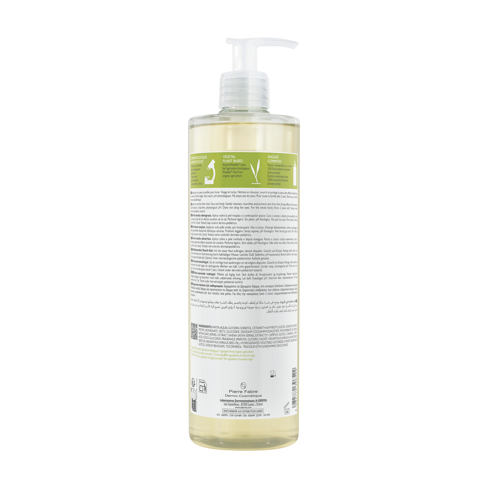 Gel douche surgras