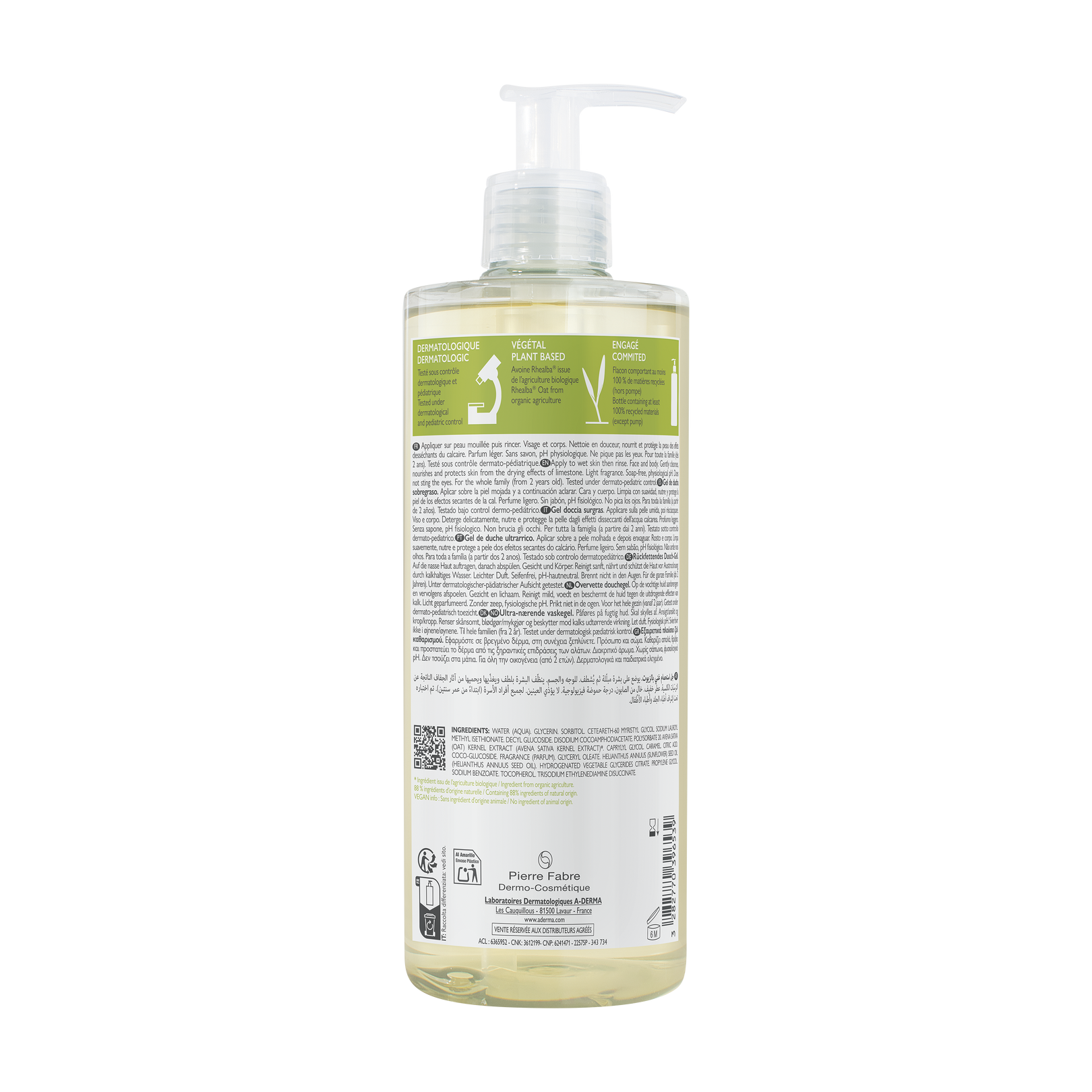 Gel douche surgras