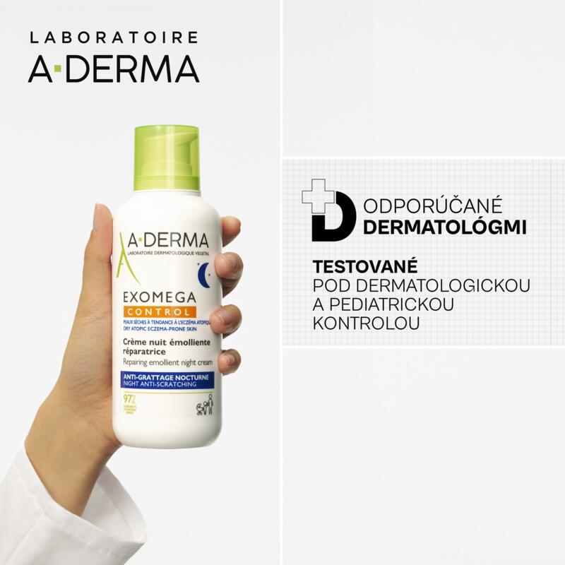 Exomega Control Regeneračný emolienčný nočný krém