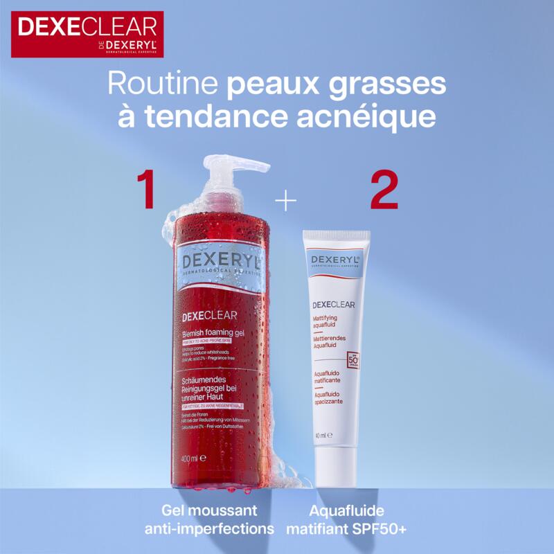 DEXECLEAR Aquafluide Matifiant SPF50+