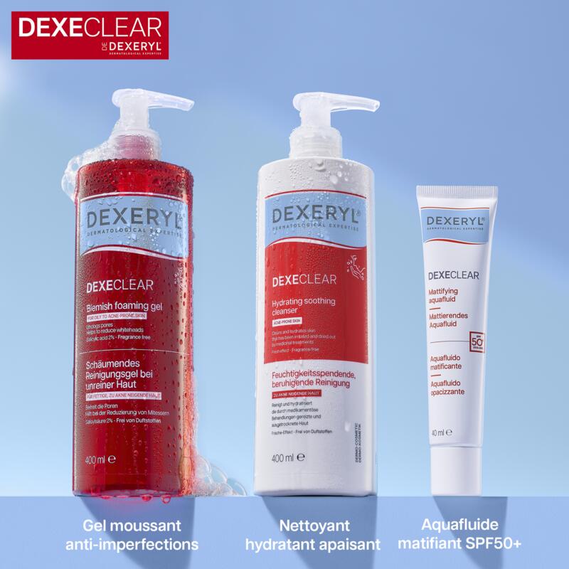 DEXECLEAR Aquafluide Matifiant SPF50+
