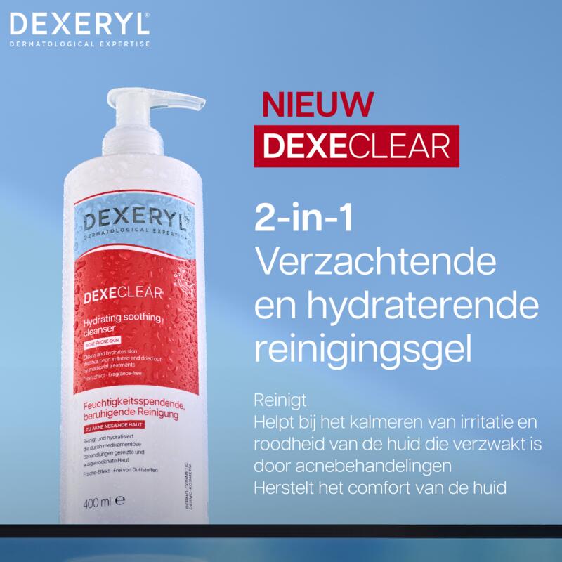 DEXECLEAR Verzachtende en hydraterende reinigingsgel