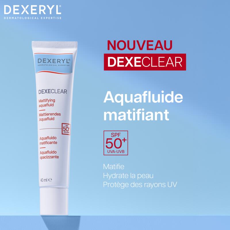 DEXECLEAR Aquafluide Matifiant SPF50+