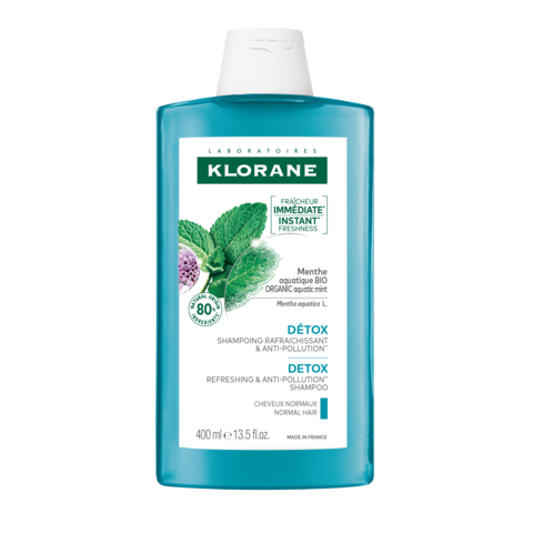 Hair care routine Detox Dry Shampoo with ORGANIC Aquatic Mint