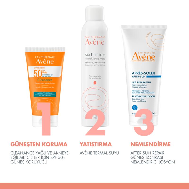 Cleanance Yağlı ve Akneye Eğilimli Ciltler için SPF 50+ Güneş Kremi
