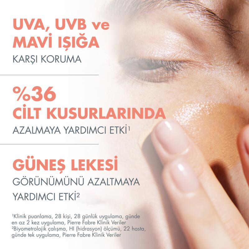 Cleanance Yağlı ve Akneye Eğilimli Ciltler İçin SPF50+ Renkli Güneş Kremi