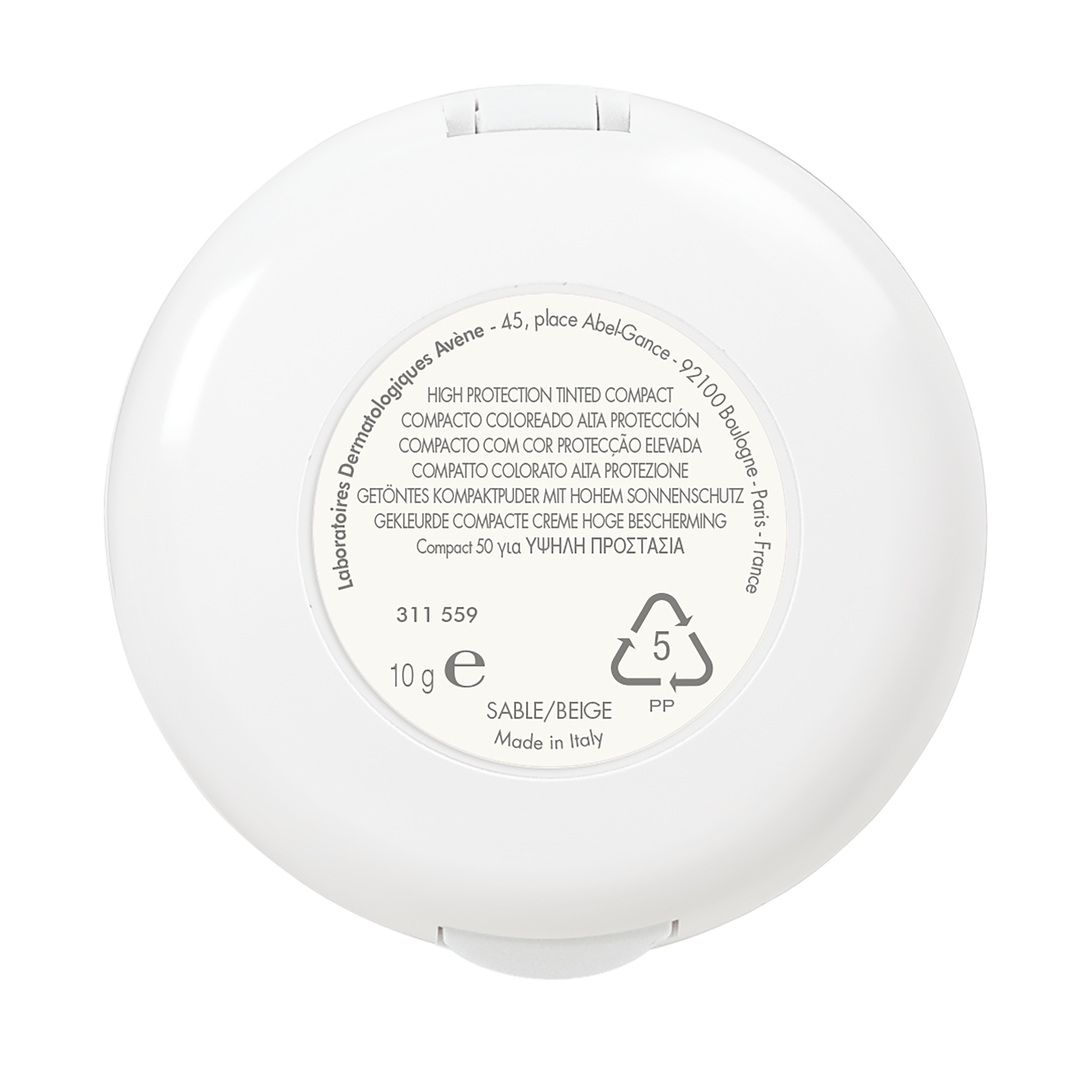 Kompaktsonnencreme Sand SPF 50