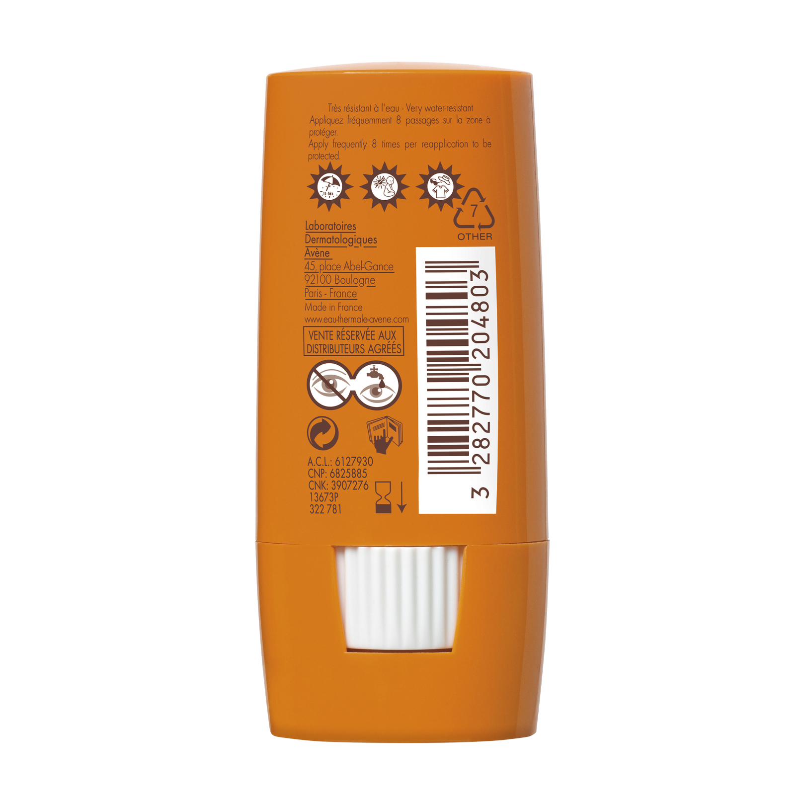 Stick zones sensibles spf 50+