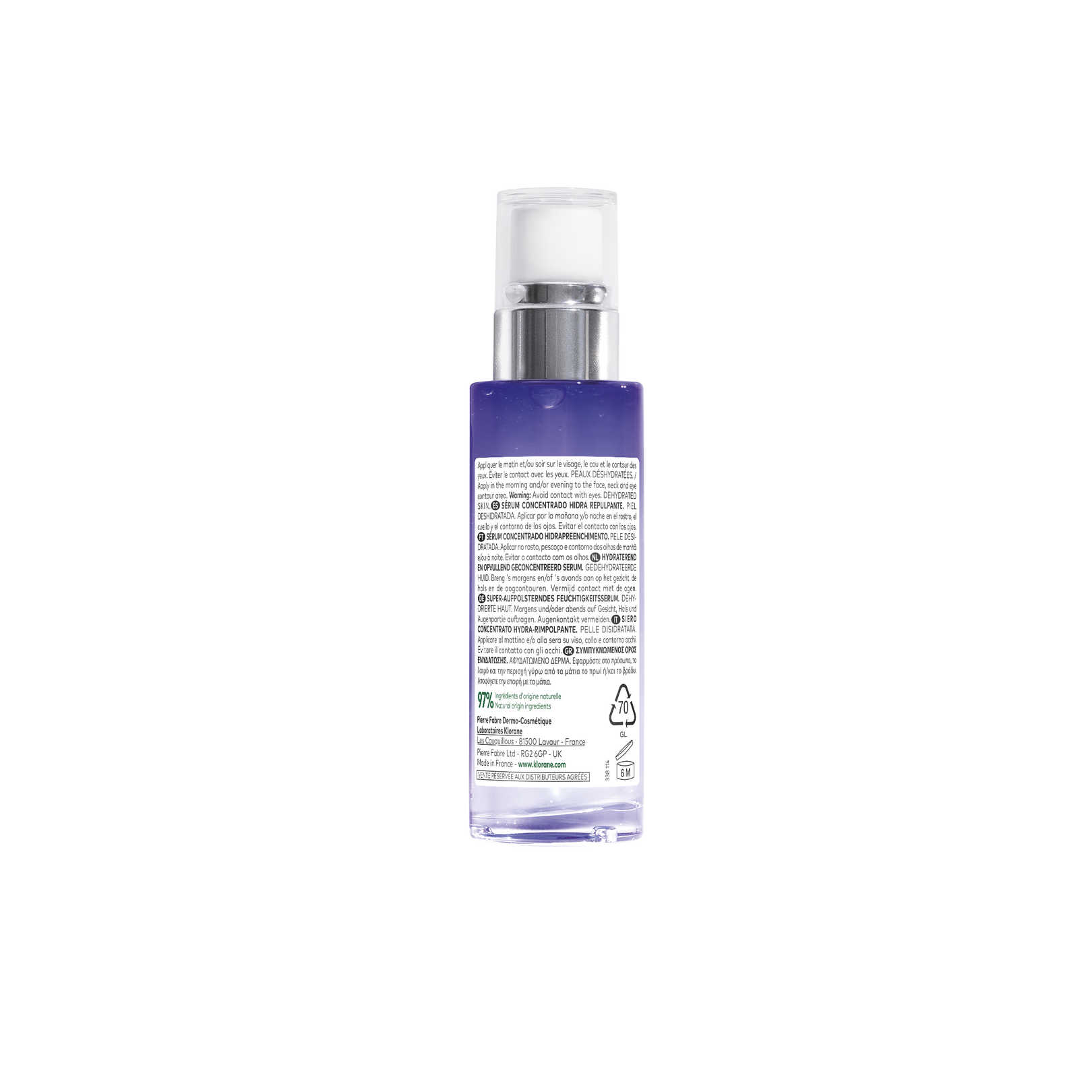 Stimulerend goed morning serum met BIO korenbloem
