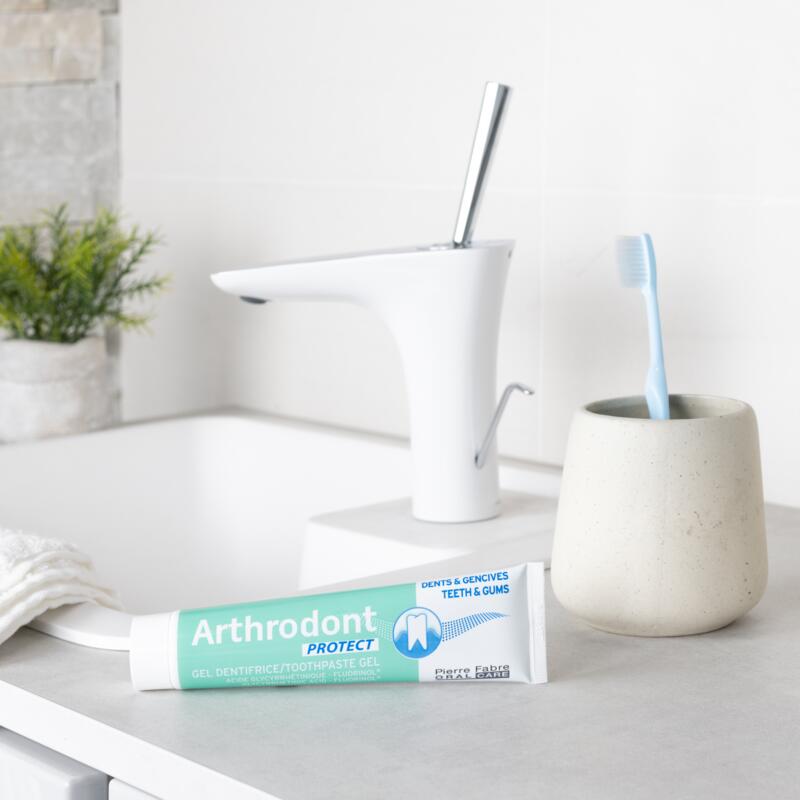 Arthrodont Protect Gel - dentifrice fluoré gencives sensibles