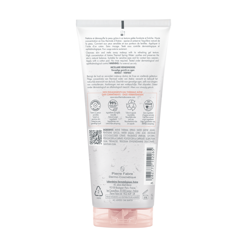 Make-up removing micellar gel