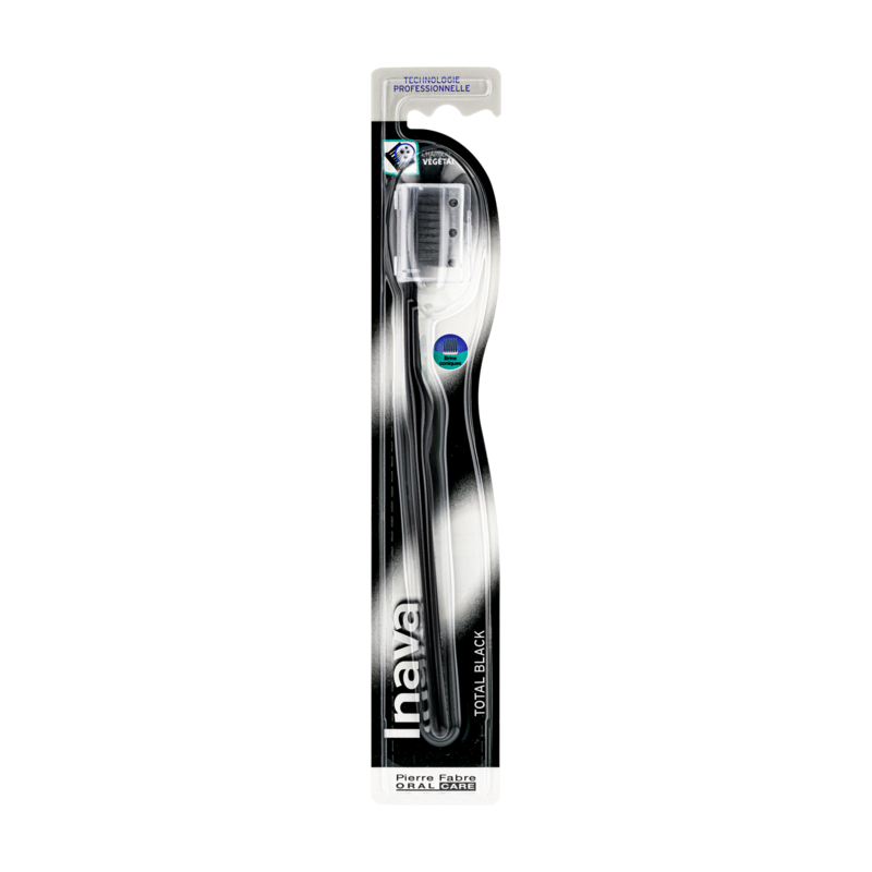 Inava TOTAL BLACK - brosse à dents pour dents sensibles