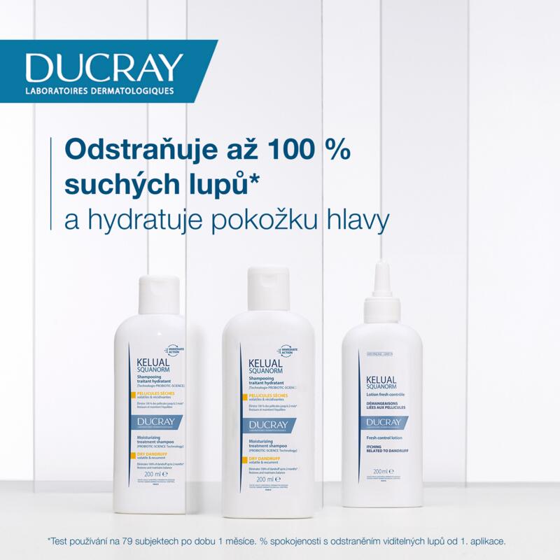 KELUAL SQUANORM Hydratační pečující šampon proti suchým lupům
