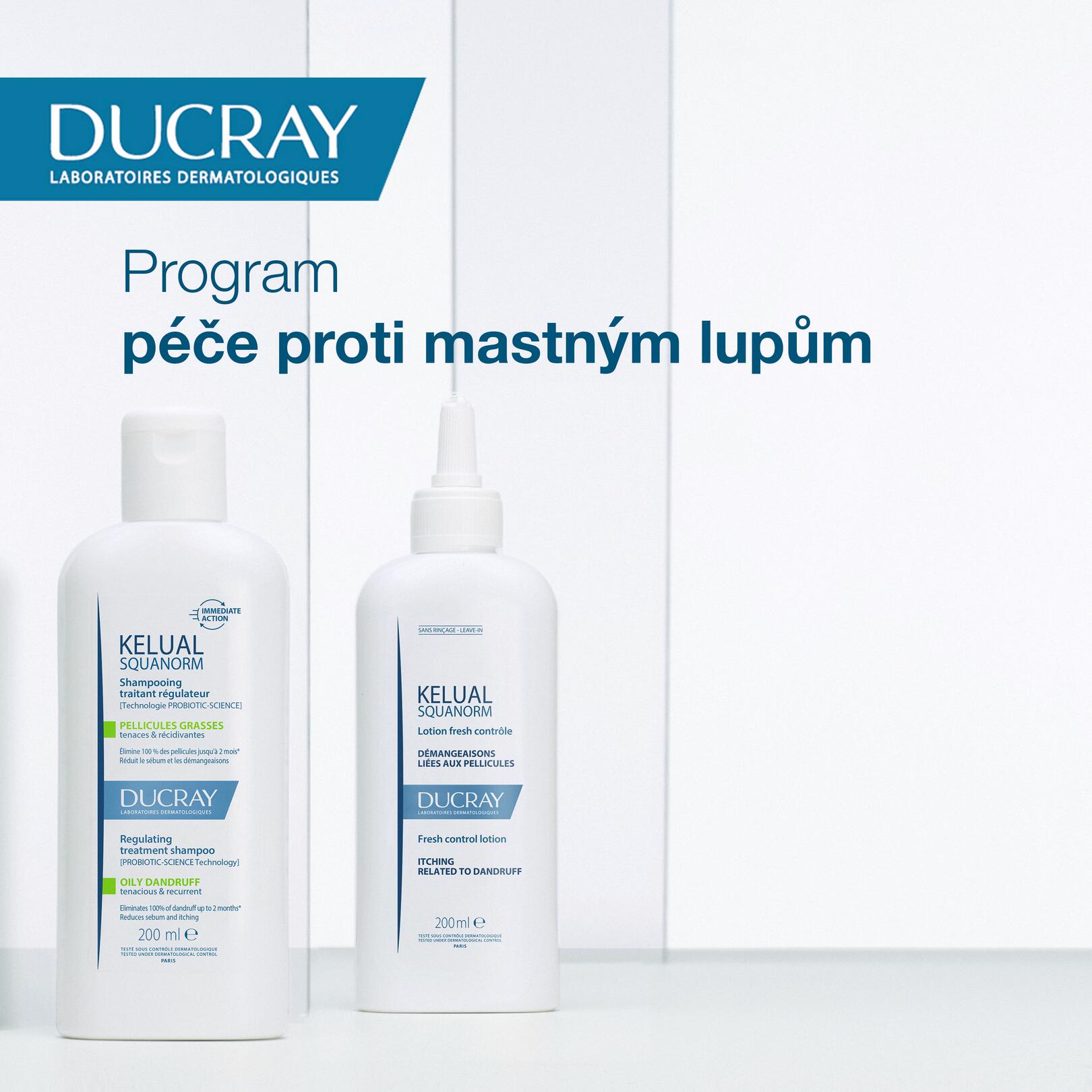 KELUAL SQUANORM Seboregulační pečující šampon proti mastným lupům
