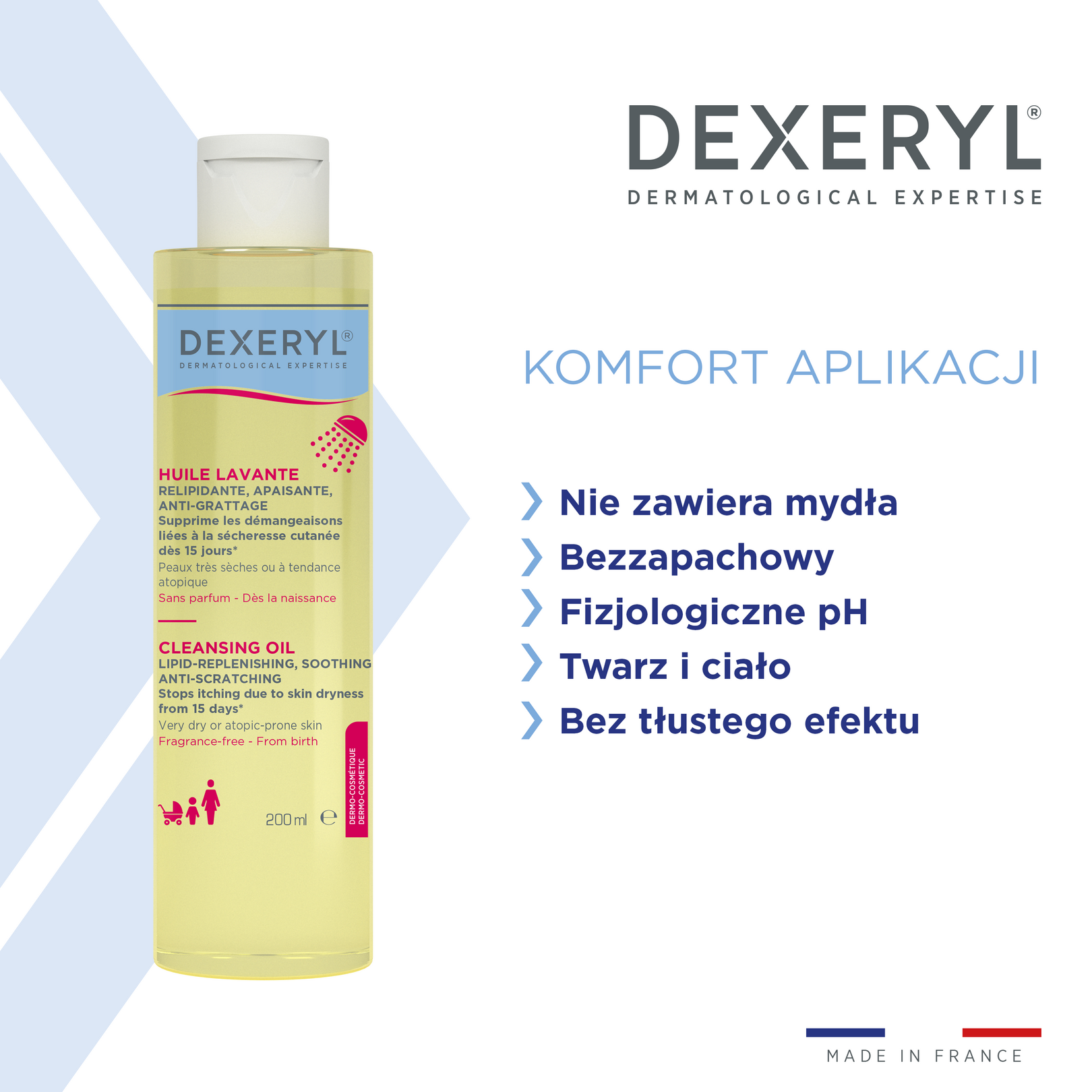 Dexeryl olejek do mycia