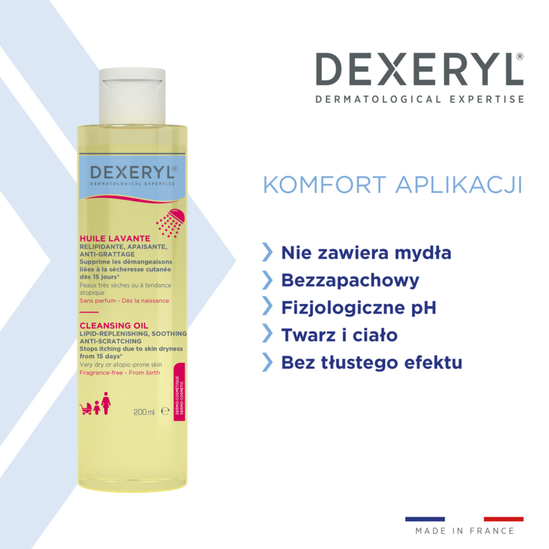 Dexeryl olejek do mycia