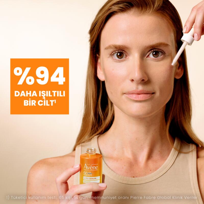Ultra Serum SPF 50+ Aydınlatıcı Etkili UVA,UVB ve Mavi Işık Karşıtı Güneş Koruyucu Serum 30 ml