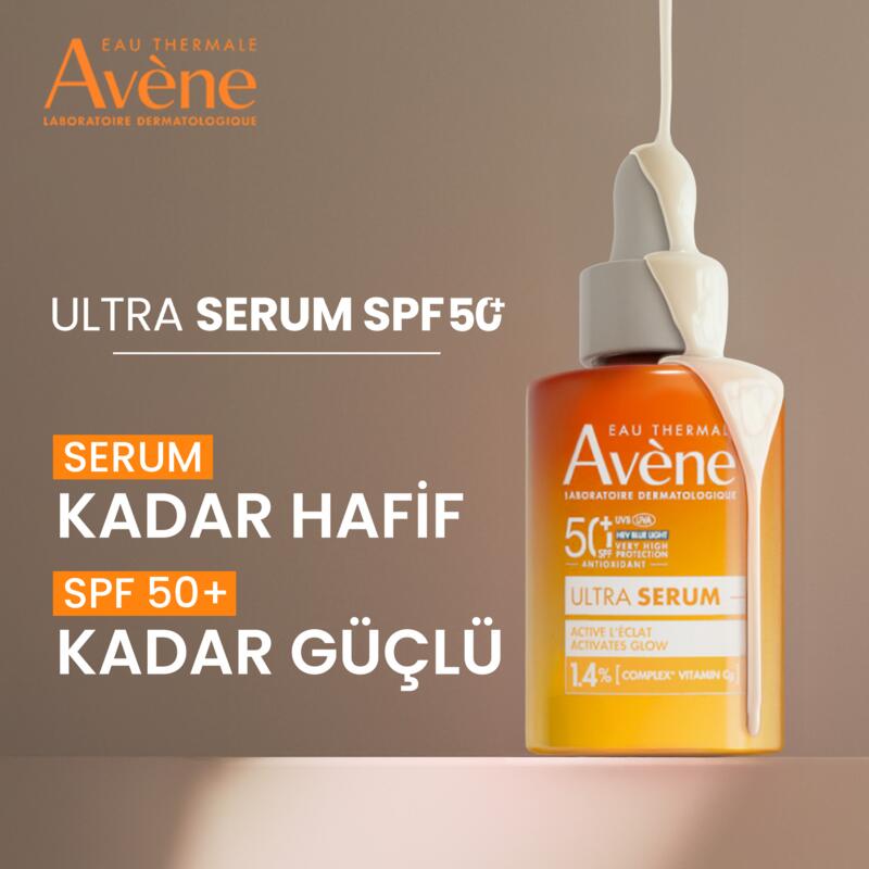 Ultra Serum SPF 50+ Aydınlatıcı Etkili UVA,UVB ve Mavi Işık Karşıtı Güneş Koruyucu Serum 30 ml