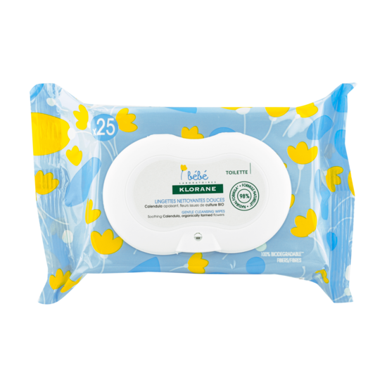 Lingettes nettoyantes douces