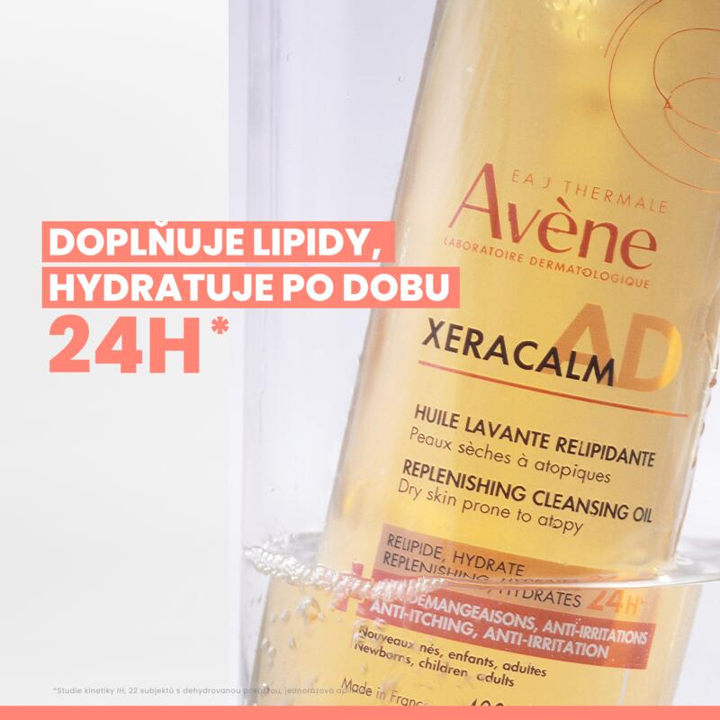 XERACALM AD – Relipidační mycí olej pro suchou pokožku se sklonem k atopii