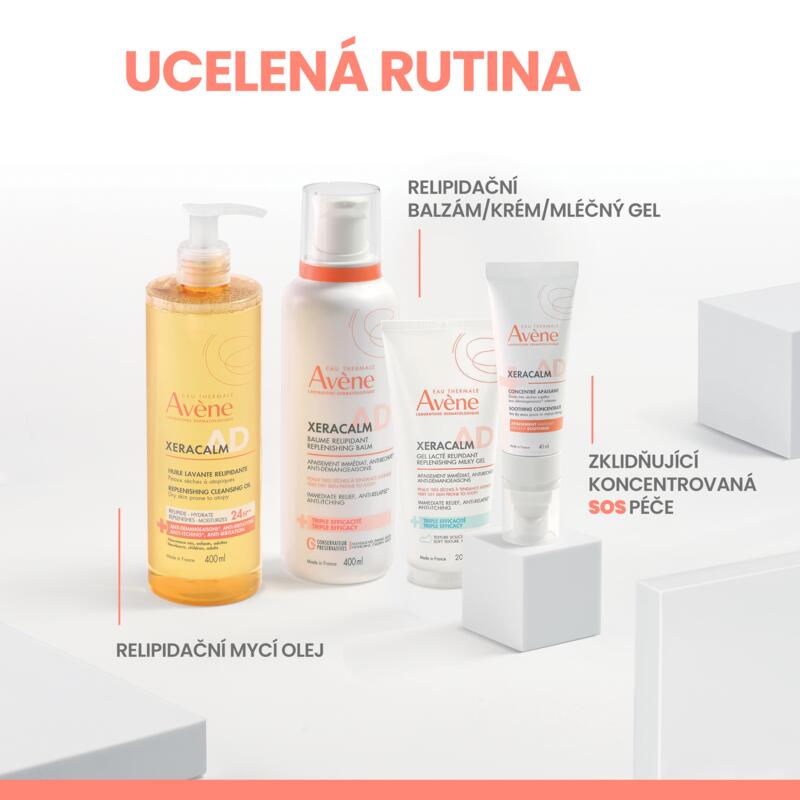 XERACALM AD – Relipidační mycí olej pro suchou pokožku se sklonem k atopii