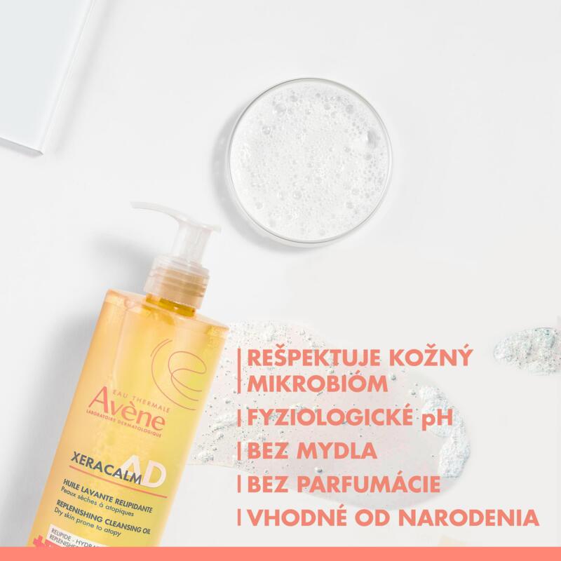 XERACALM AD – Relipidačný umývací olej XeraCalm A.D. pre suchú pokožku so sklonom k atópii