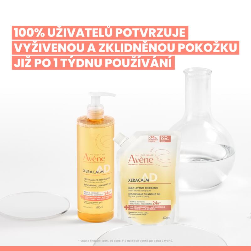 XERACALM AD – Relipidační mycí olej pro suchou pokožku se sklonem k atopii