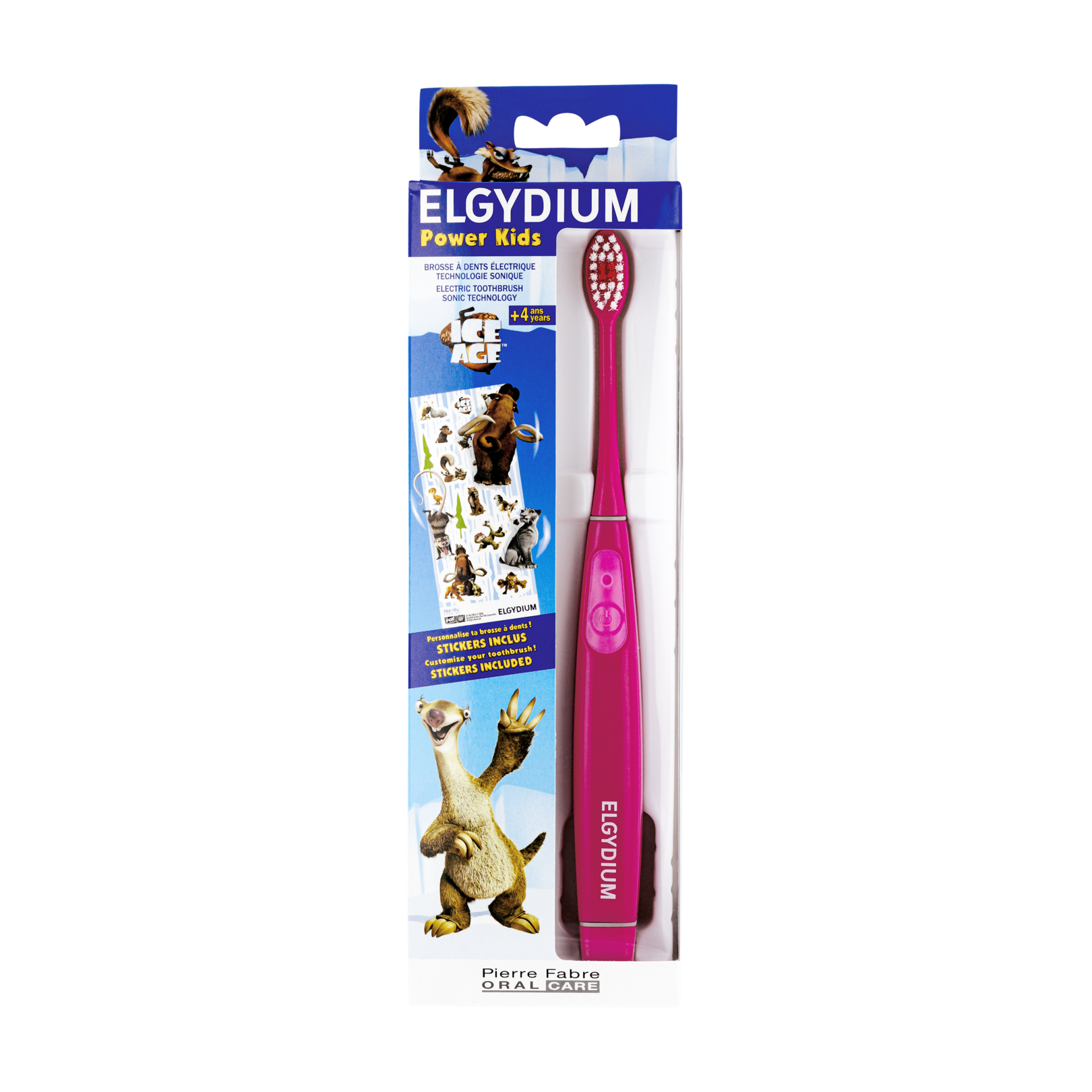 ELGYDIUM Power Kids Âge de Glace - brosse à dents électrique enfant