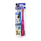 Mode sonique pour une qualité de brossage renforcée. Brins colorés pour doser le dentifrice.