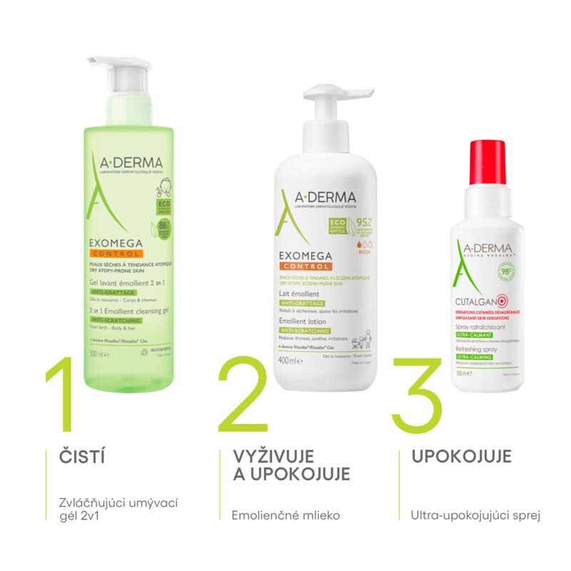 Zvláčňujúci Umývací gél 2 v 1 - proti škrabaniu