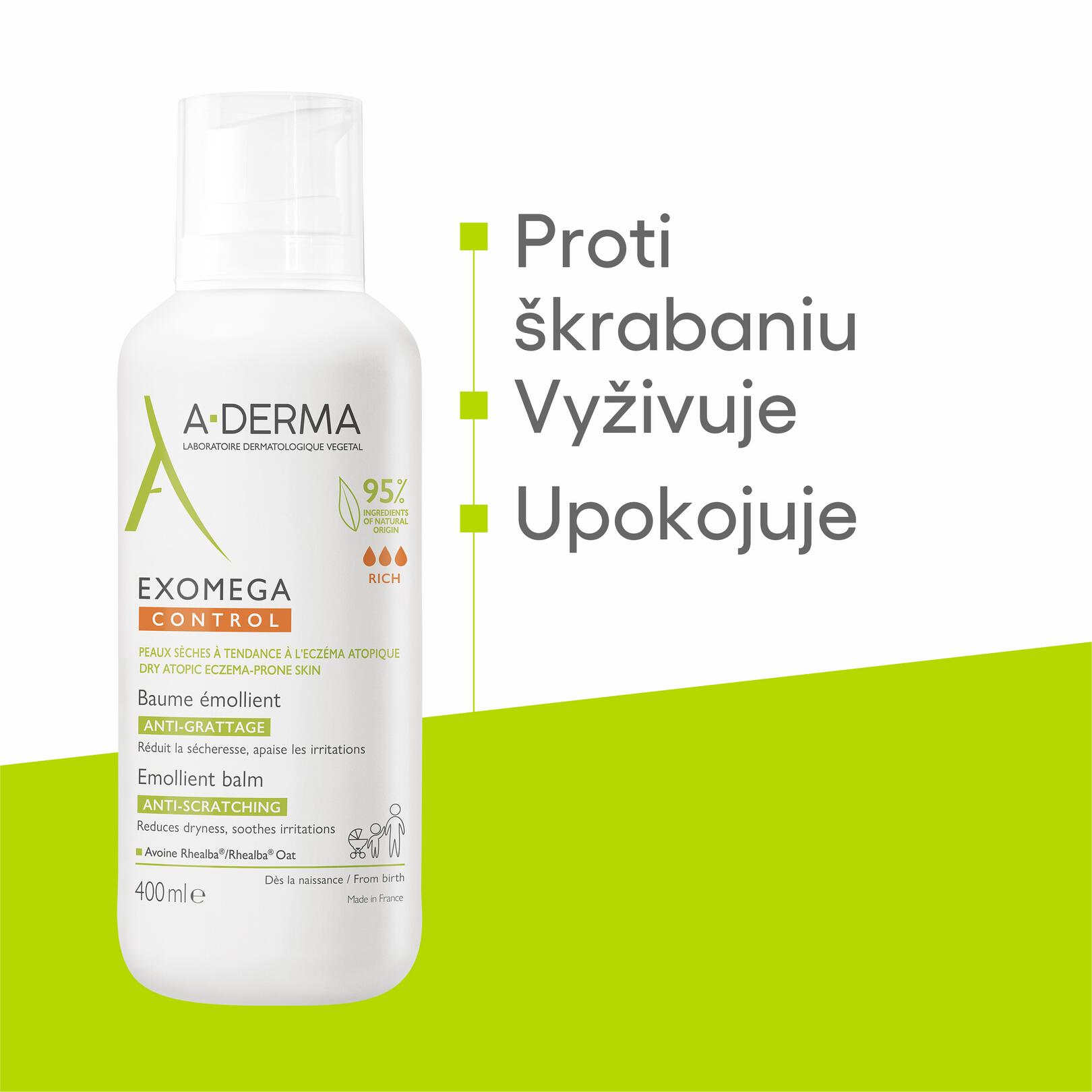 Emolienční balzám proti škrábání