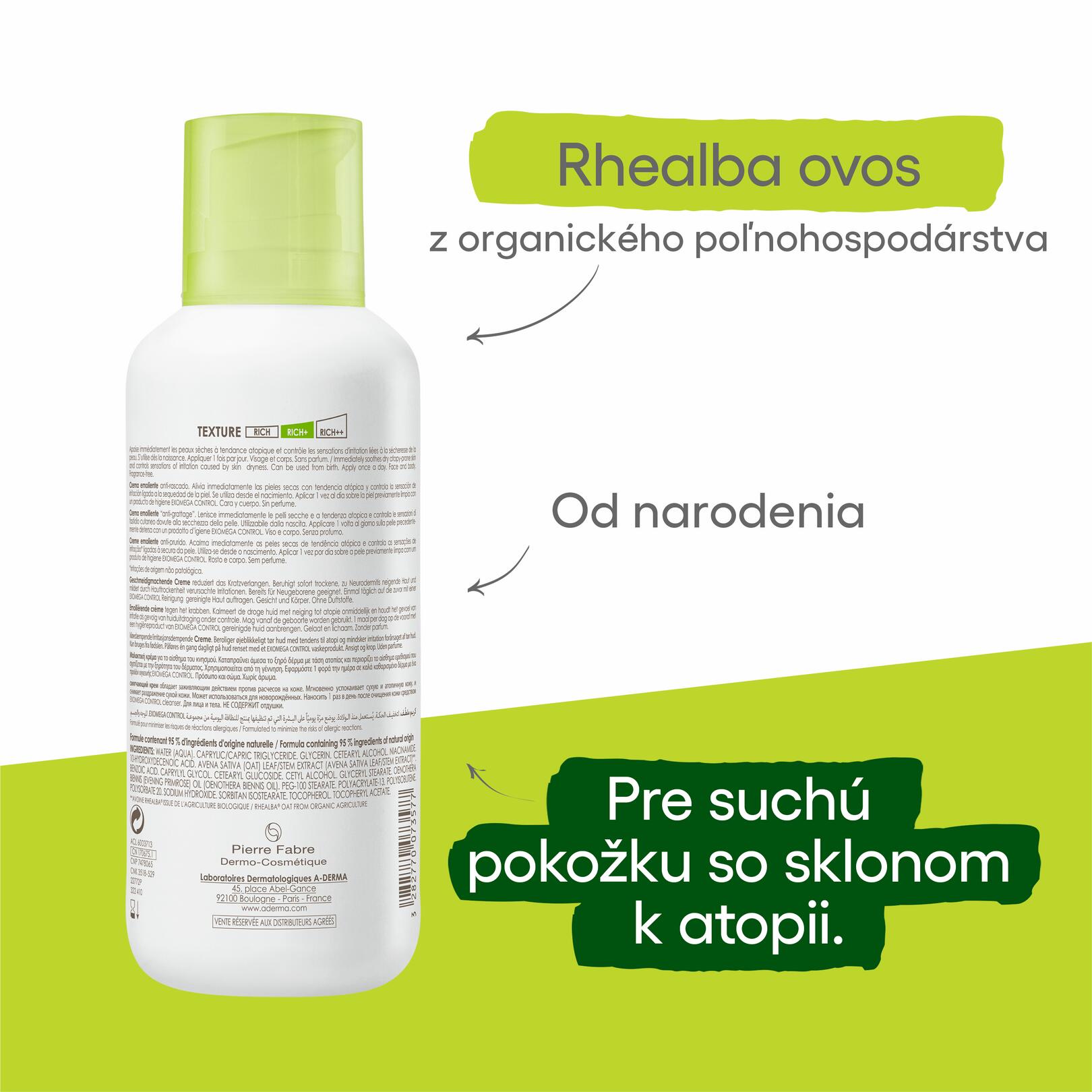 Emolienční krém proti škrábání