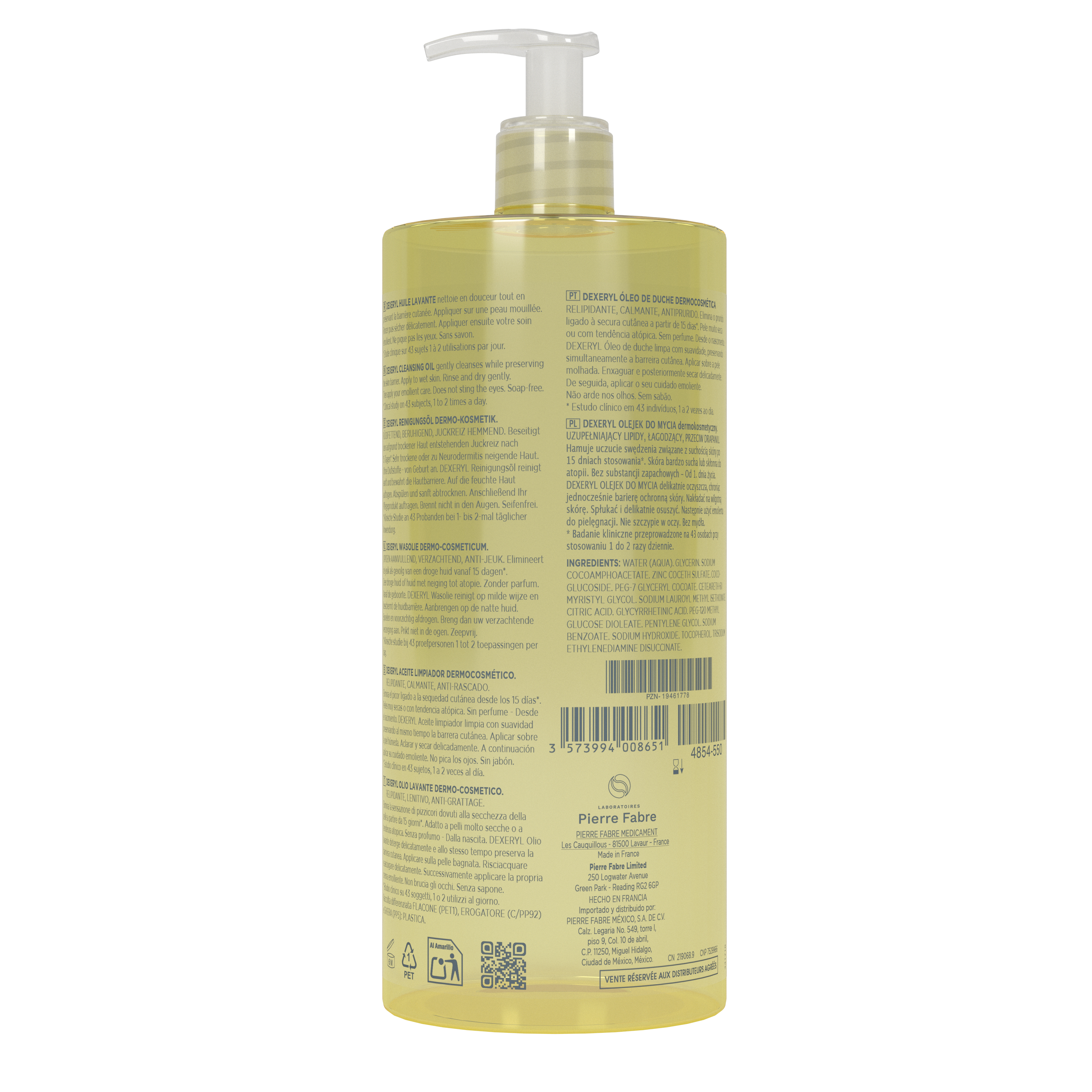 Dexeryl olejek do mycia